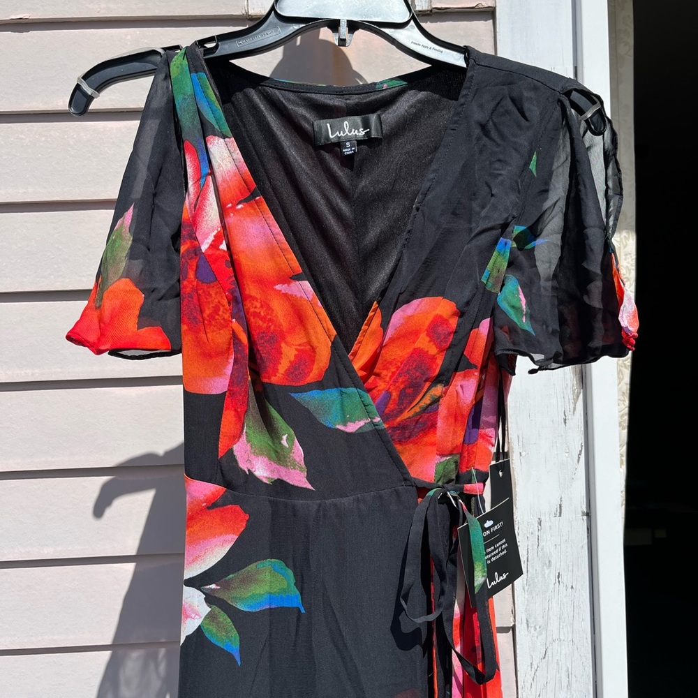 Maxi wrap dress